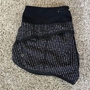 Lululemon Love Letter Print Speed Up Shorts